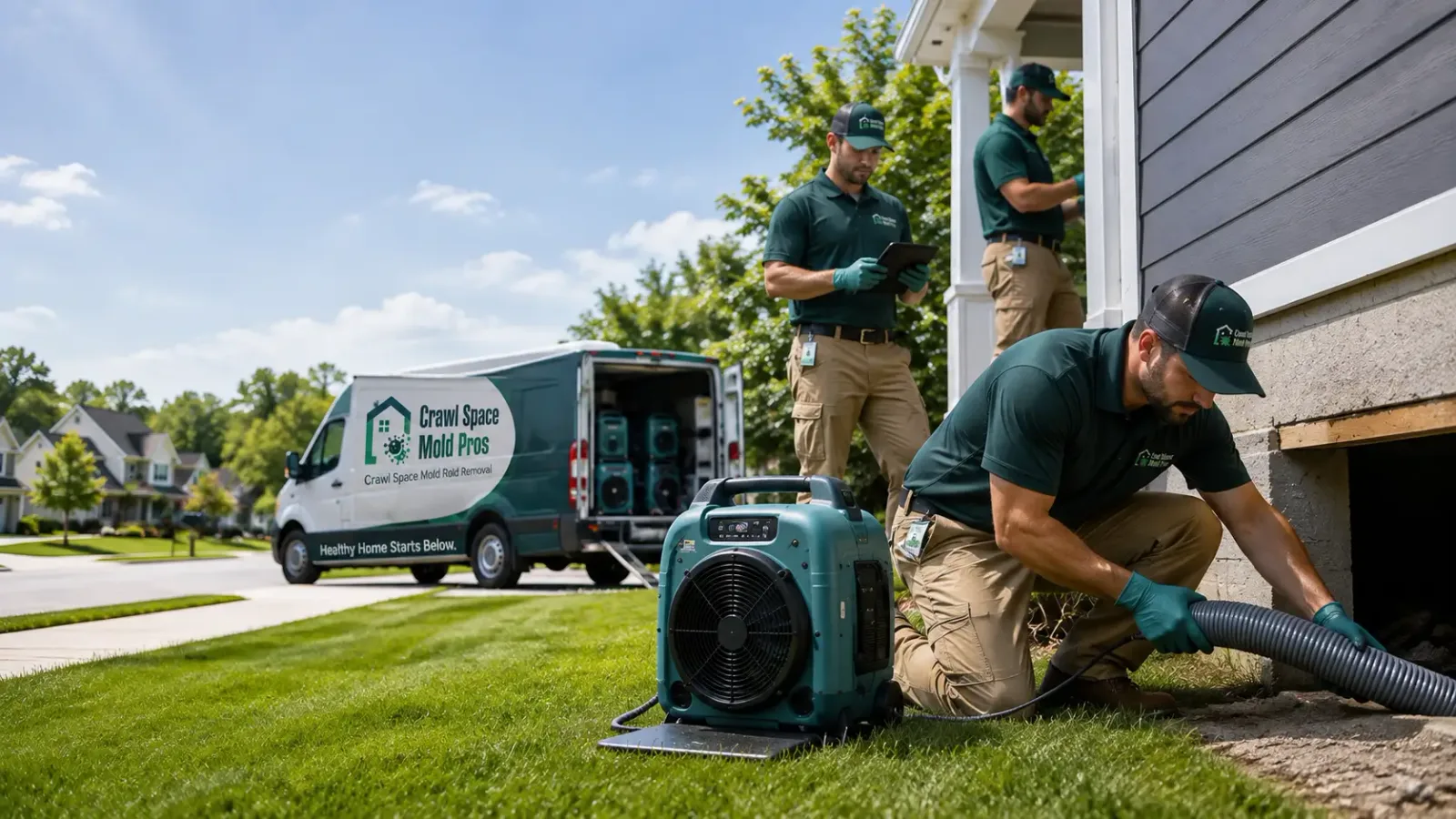 Crawl Space Mold Removal in Litchfield, CT